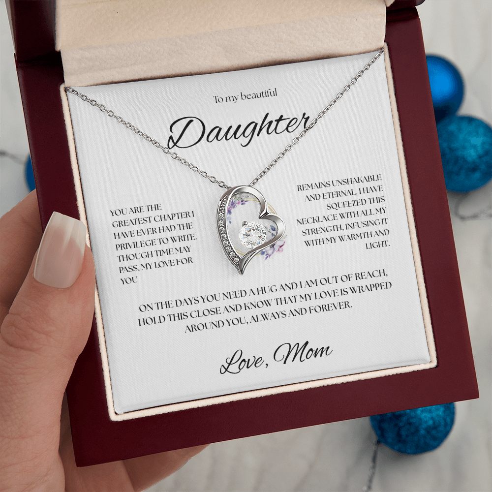 To My Beautiful Daughter Necklace