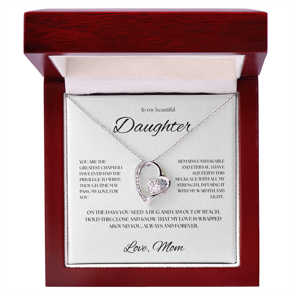 To My Beautiful Daughter Necklace