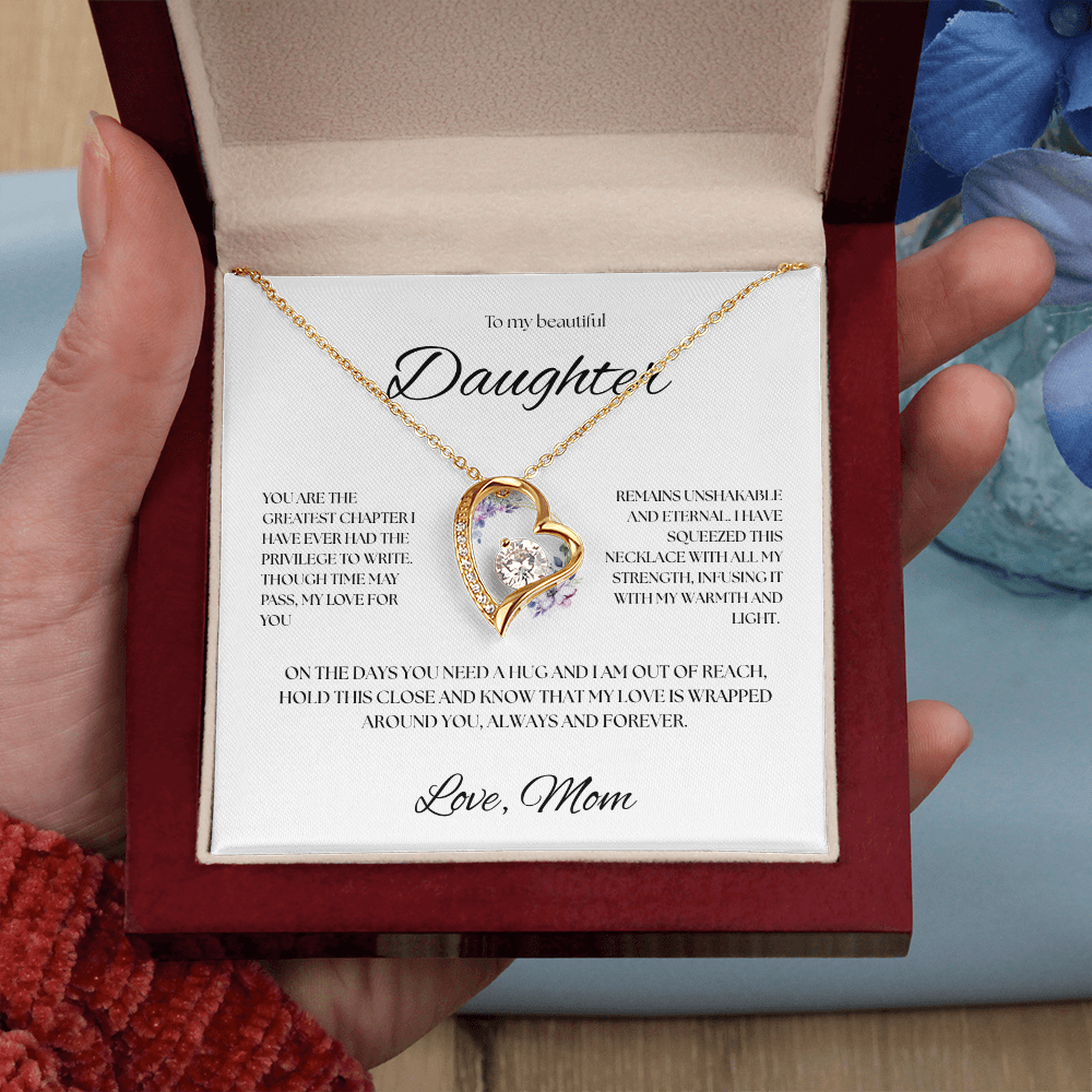 To My Beautiful Daughter Necklace