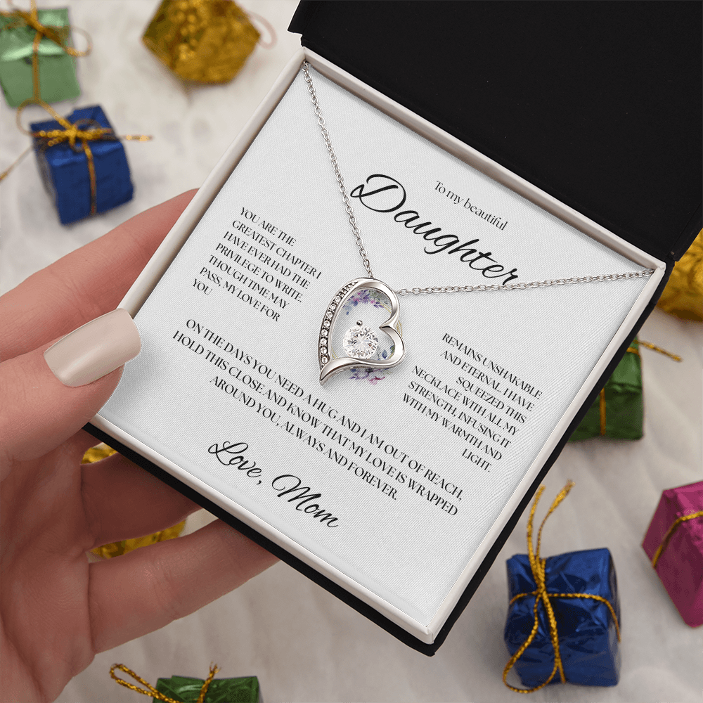 To My Beautiful Daughter Necklace