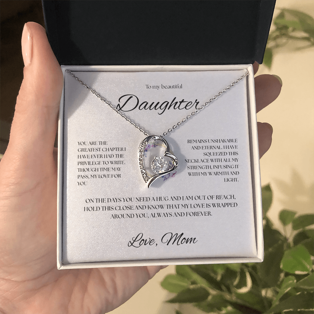 To My Beautiful Daughter Necklace