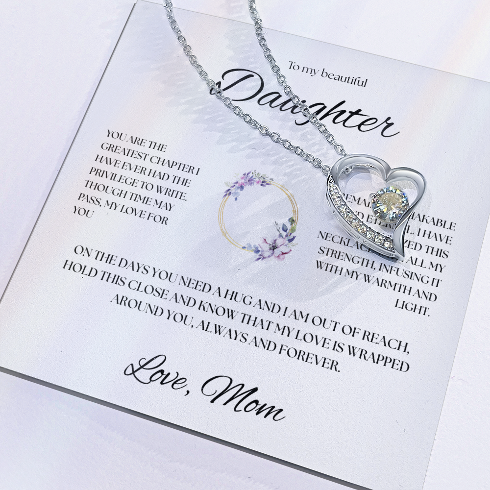 To My Beautiful Daughter Necklace