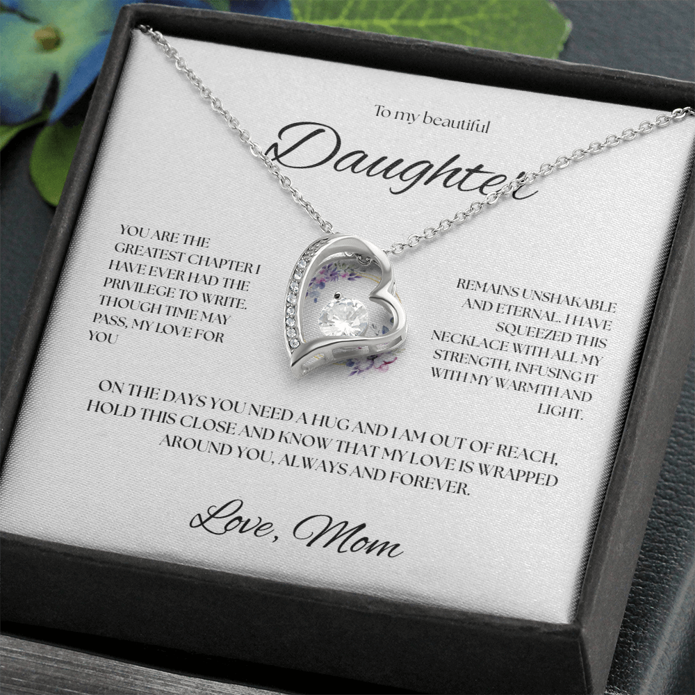 To My Beautiful Daughter Necklace
